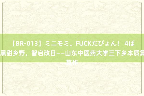 【BR-013】ミニモミ。FUCKだぴょん！ 4ばん 黑甜乡野，智启改日——山东中医药大学三下乡本质算作