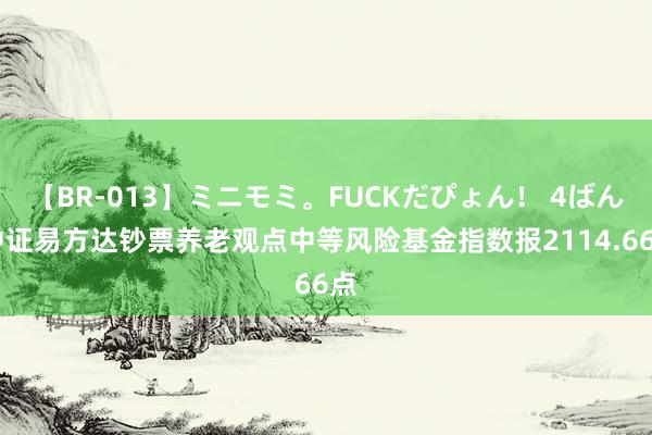 【BR-013】ミニモミ。FUCKだぴょん！ 4ばん 中证易方达钞票养老观点中等风险基金指数报2114.66点