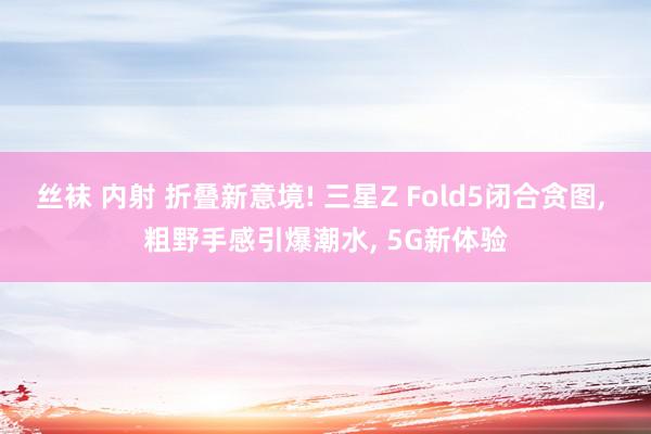 丝袜 内射 折叠新意境! 三星Z Fold5闭合贪图, 粗野手感引爆潮水, 5G新体验