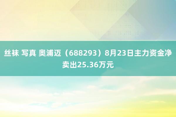 丝袜 写真 奥浦迈（688293）8月23日主力资金净卖出25.36万元